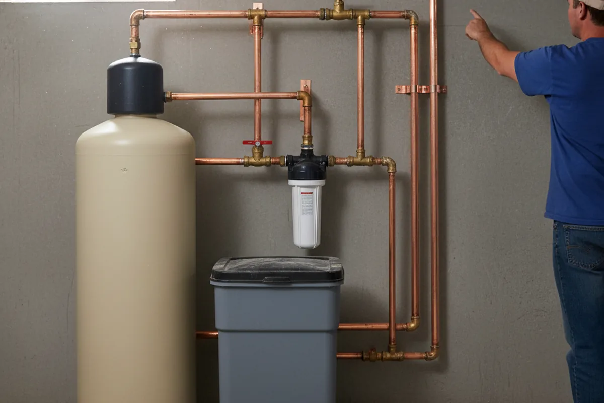 Whole-house water treatment system installed in Dolliver